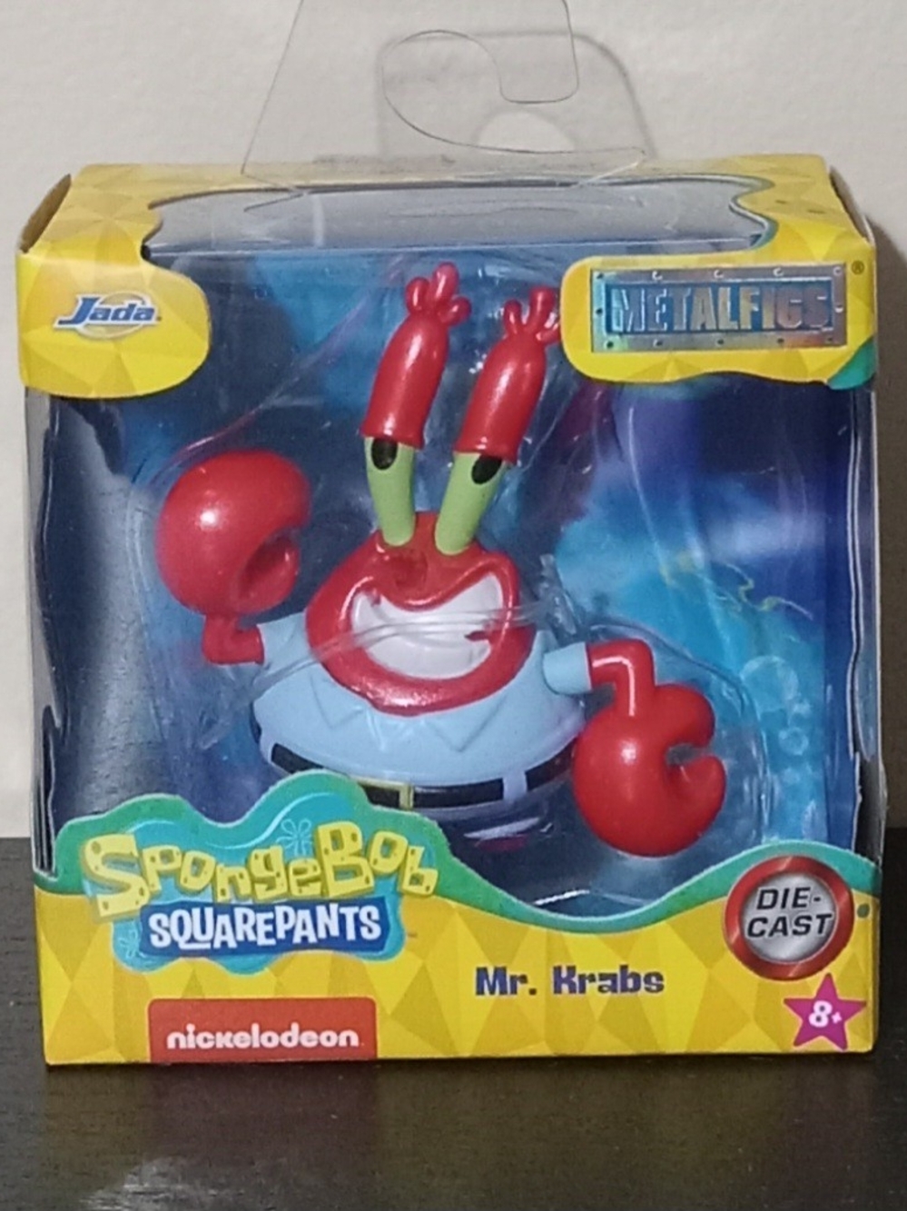 💚2/$15💚 SPONGEBOB Mr. Krabs Die-Cast Metal Figure NEW IN BOX